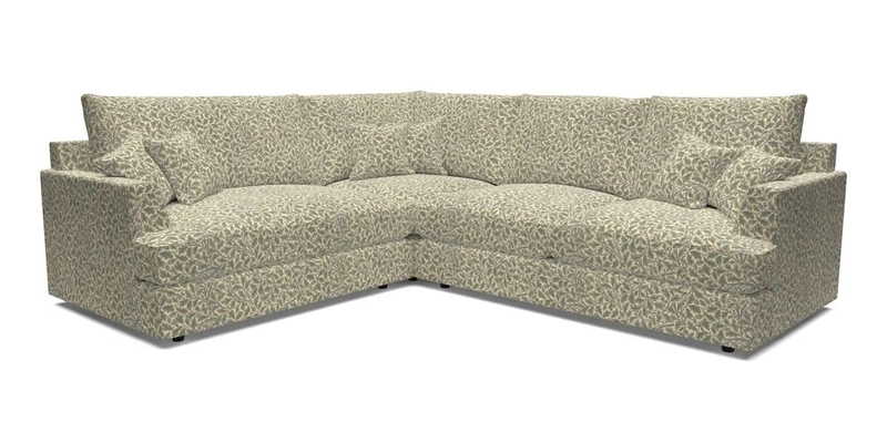 Slingsby Medium Fitted Cover Corner Unit RHF in Two Tone Plain Biscuit