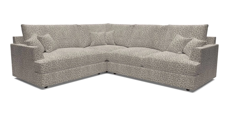 Slingsby Medium Fitted Cover Corner Unit RHF in Two Tone Plain Biscuit