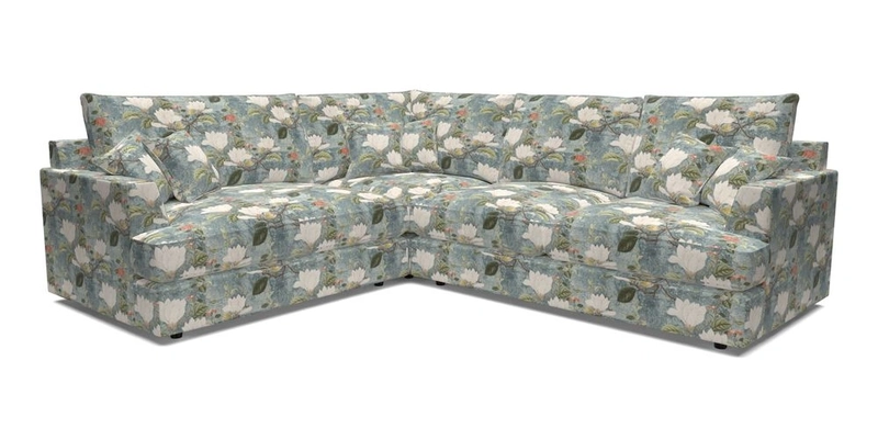 Slingsby Medium Fitted Cover Corner Unit RHF in Two Tone Plain Biscuit