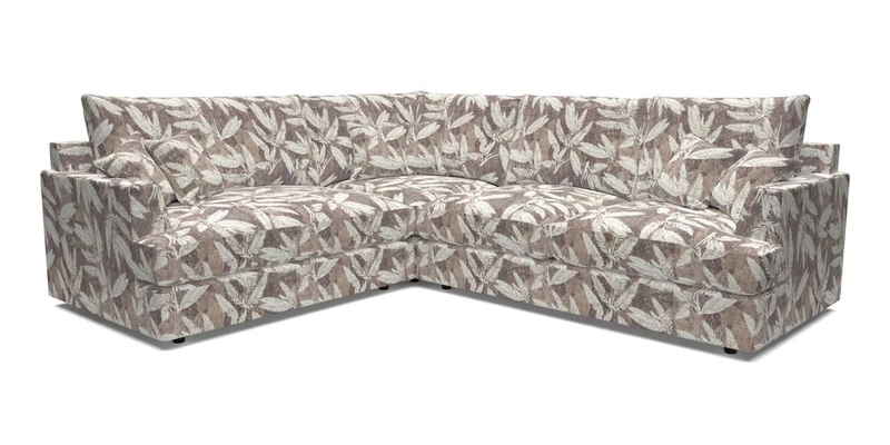 Slingsby Medium Fitted Cover Corner Unit RHF in Two Tone Plain Biscuit