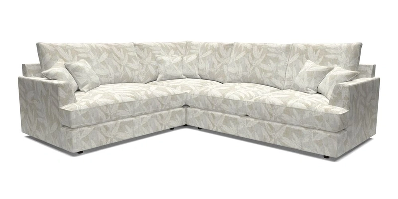 Slingsby Medium Fitted Cover Corner Unit RHF in Two Tone Plain Biscuit