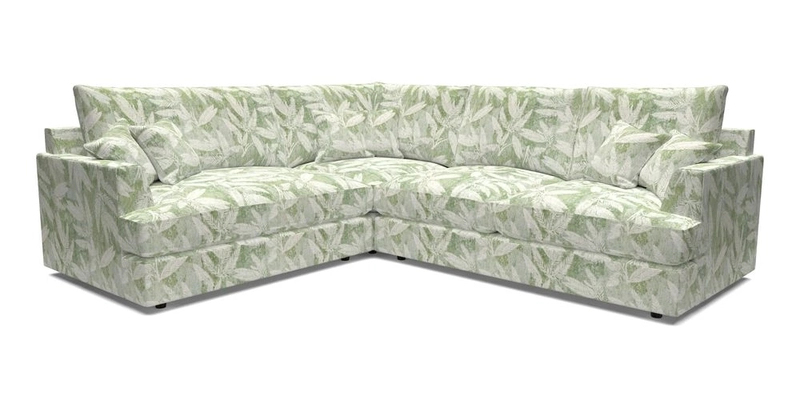 Slingsby Medium Fitted Cover Corner Unit RHF in Two Tone Plain Biscuit