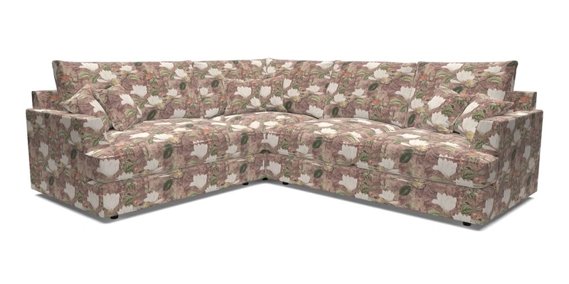 Slingsby Medium Fitted Cover Corner Unit RHF in Two Tone Plain Biscuit