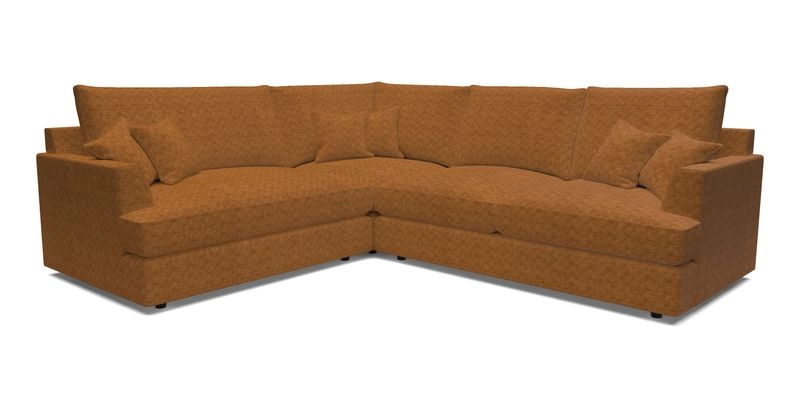 Slingsby Medium Fitted Cover Corner Unit RHF in Two Tone Plain Biscuit