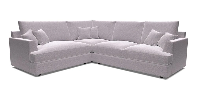 Slingsby Medium Fitted Cover Corner Unit RHF in Two Tone Plain Biscuit