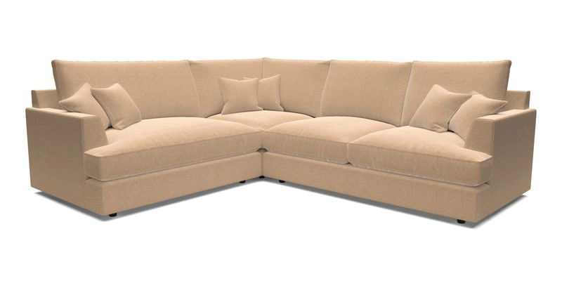 Slingsby Medium Fitted Cover Corner Unit RHF in Two Tone Plain Biscuit