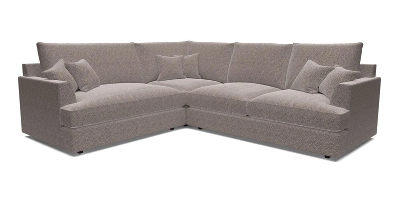 Slingsby Medium Fitted Cover Corner Unit RHF in Two Tone Plain Biscuit