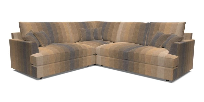 Slingsby Medium Fitted Cover Corner Unit RHF in Two Tone Plain Biscuit