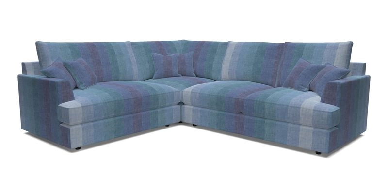 Slingsby Medium Fitted Cover Corner Unit RHF in Two Tone Plain Biscuit