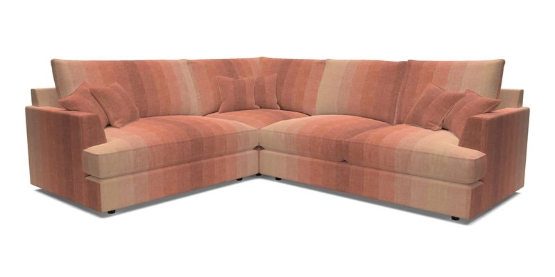 Slingsby Medium Fitted Cover Corner Unit RHF in Two Tone Plain Biscuit
