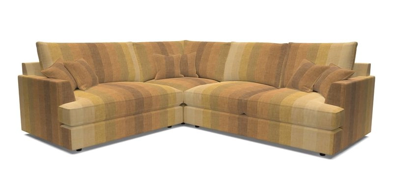 Slingsby Medium Fitted Cover Corner Unit RHF in Two Tone Plain Biscuit