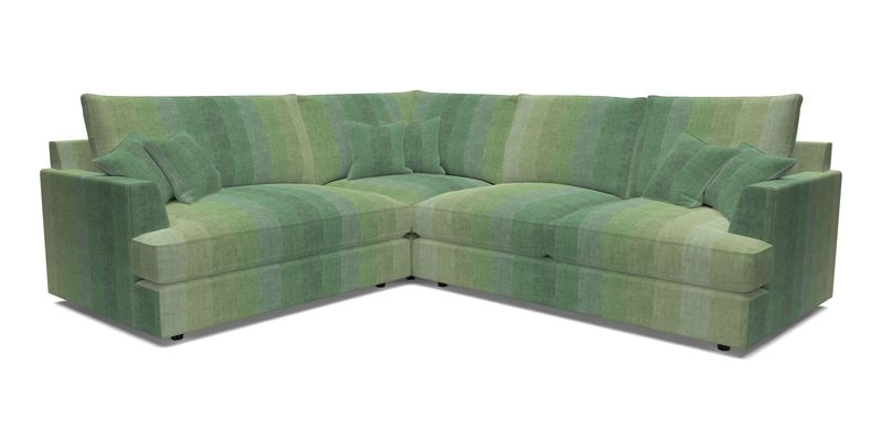 Slingsby Medium Fitted Cover Corner Unit RHF in Two Tone Plain Biscuit