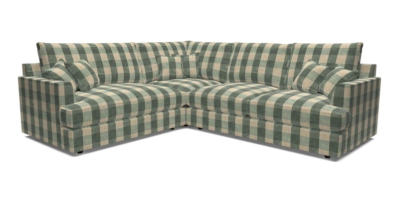 Slingsby Medium Fitted Cover Corner Unit RHF in Two Tone Plain Biscuit