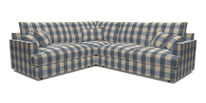 Slingsby Medium Fitted Cover Corner Unit RHF in Two Tone Plain Biscuit