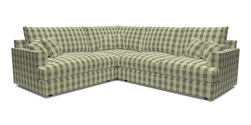 Slingsby Medium Fitted Cover Corner Unit RHF in Two Tone Plain Biscuit