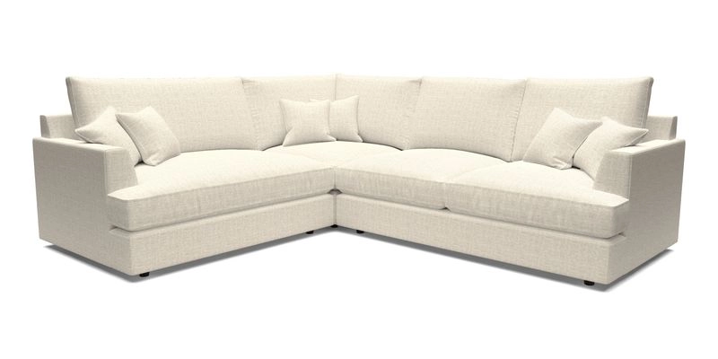 Slingsby Medium Fitted Cover Corner Unit RHF in Two Tone Plain Biscuit