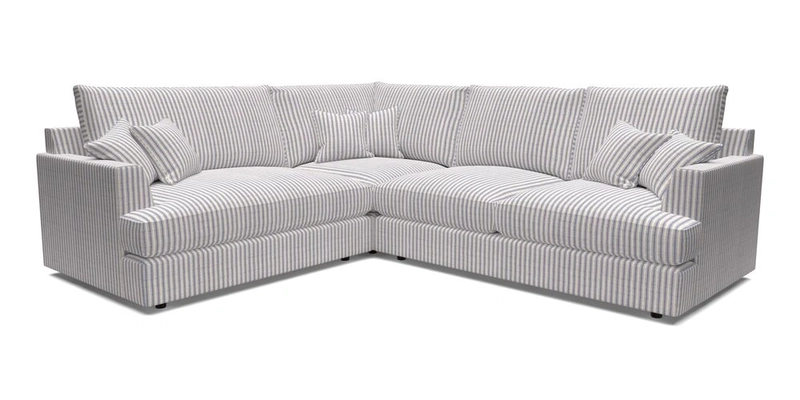 Slingsby Medium Fitted Cover Corner Unit RHF in Two Tone Plain Biscuit
