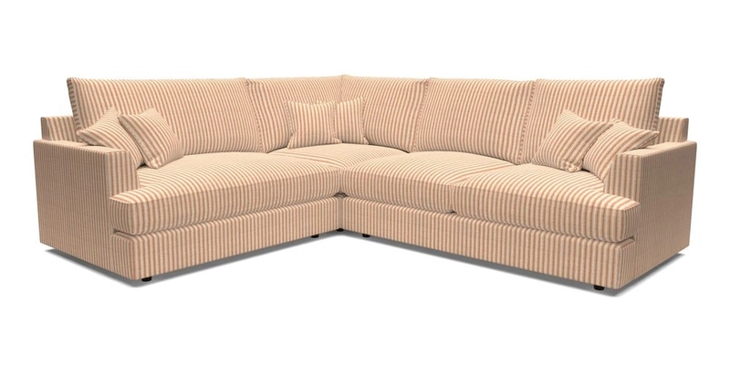 Slingsby Medium Fitted Cover Corner Unit RHF in Two Tone Plain Biscuit