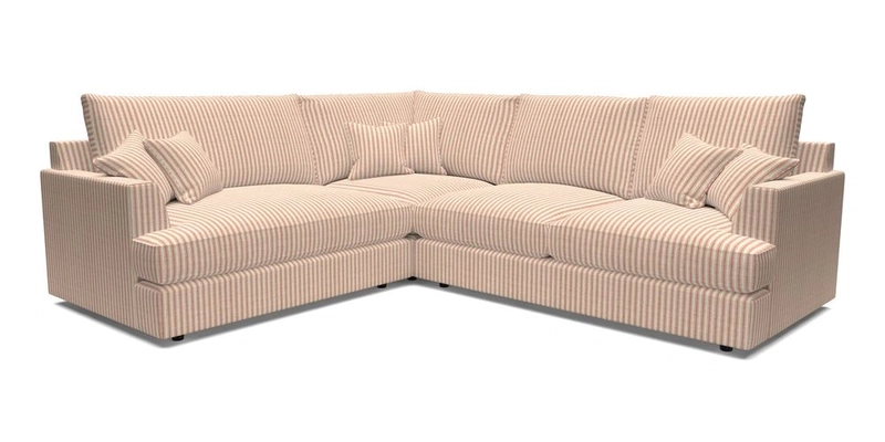 Slingsby Medium Fitted Cover Corner Unit RHF in Two Tone Plain Biscuit