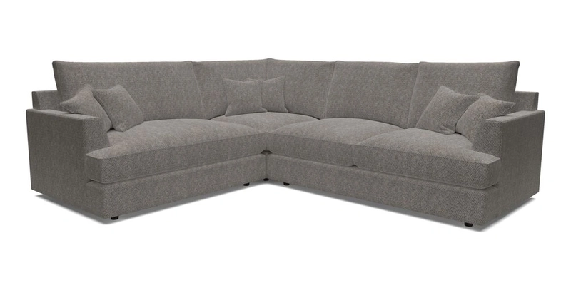 Slingsby Medium Fitted Cover Corner Unit RHF in Two Tone Plain Biscuit