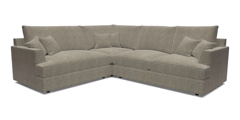 Slingsby Medium Fitted Cover Corner Unit RHF in Two Tone Plain Biscuit