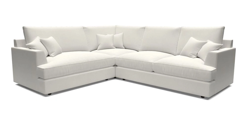 Slingsby Medium Fitted Cover Corner Unit RHF in Two Tone Plain Biscuit