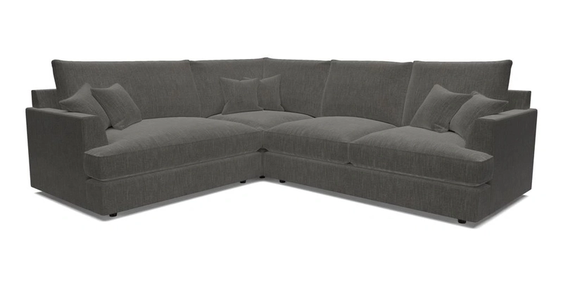 Slingsby Medium Fitted Cover Corner Unit RHF in Two Tone Plain Biscuit