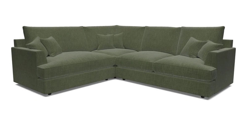 Slingsby Medium Fitted Cover Corner Unit RHF in Two Tone Plain Biscuit