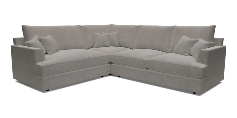 Slingsby Medium Fitted Cover Corner Unit RHF in Two Tone Plain Biscuit