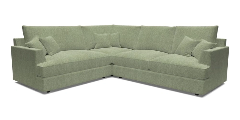 Slingsby Medium Fitted Cover Corner Unit RHF in Two Tone Plain Biscuit