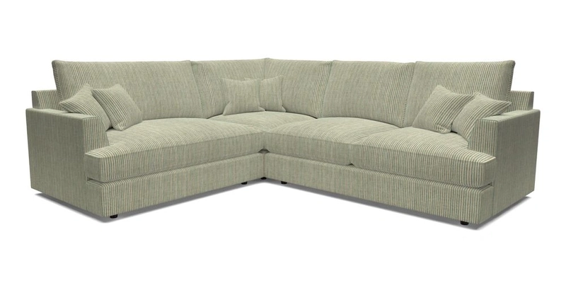 Slingsby Medium Fitted Cover Corner Unit RHF in Two Tone Plain Biscuit