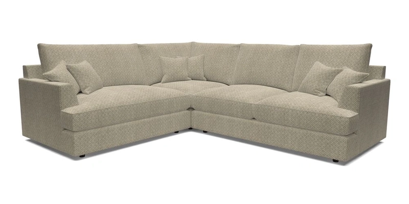 Slingsby Medium Fitted Cover Corner Unit RHF in Two Tone Plain Biscuit