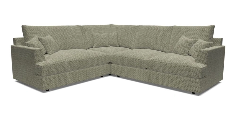 Slingsby Medium Fitted Cover Corner Unit RHF in Two Tone Plain Biscuit