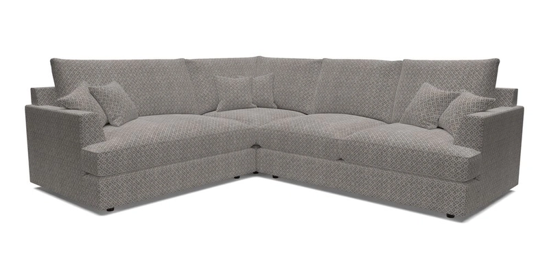 Slingsby Medium Fitted Cover Corner Unit RHF in Two Tone Plain Biscuit