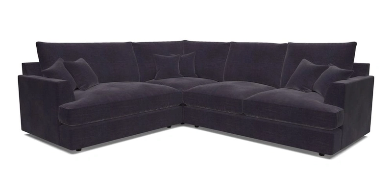 Slingsby Medium Fitted Cover Corner Unit RHF in Two Tone Plain Biscuit