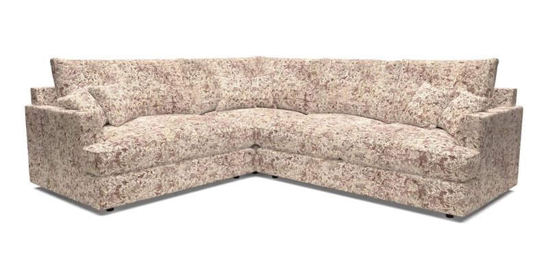 Slingsby Medium Fitted Cover Corner Unit RHF in Two Tone Plain Biscuit