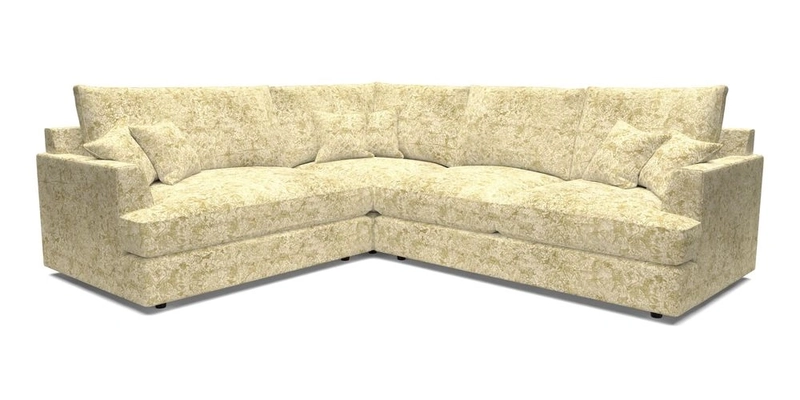 Slingsby Medium Fitted Cover Corner Unit RHF in Two Tone Plain Biscuit