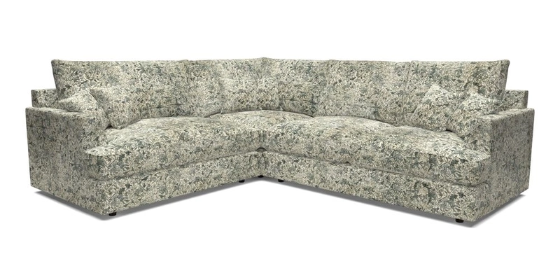 Slingsby Medium Fitted Cover Corner Unit RHF in Two Tone Plain Biscuit