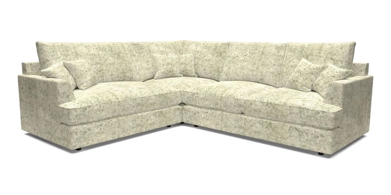 Slingsby Medium Fitted Cover Corner Unit RHF in Two Tone Plain Biscuit