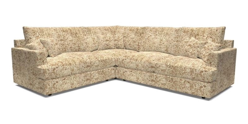 Slingsby Medium Fitted Cover Corner Unit RHF in Two Tone Plain Biscuit