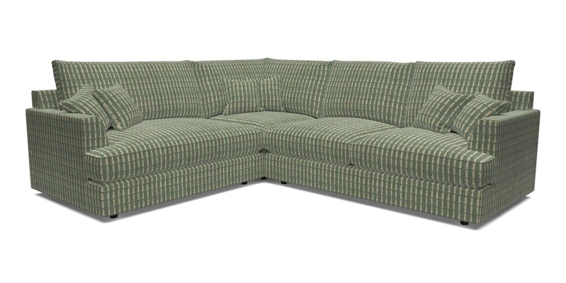 Slingsby Medium Fitted Cover Corner Unit RHF in Two Tone Plain Biscuit