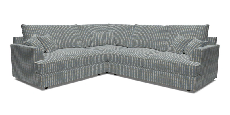 Slingsby Medium Fitted Cover Corner Unit RHF in Two Tone Plain Biscuit