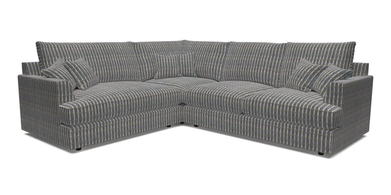 Slingsby Medium Fitted Cover Corner Unit RHF in Two Tone Plain Biscuit