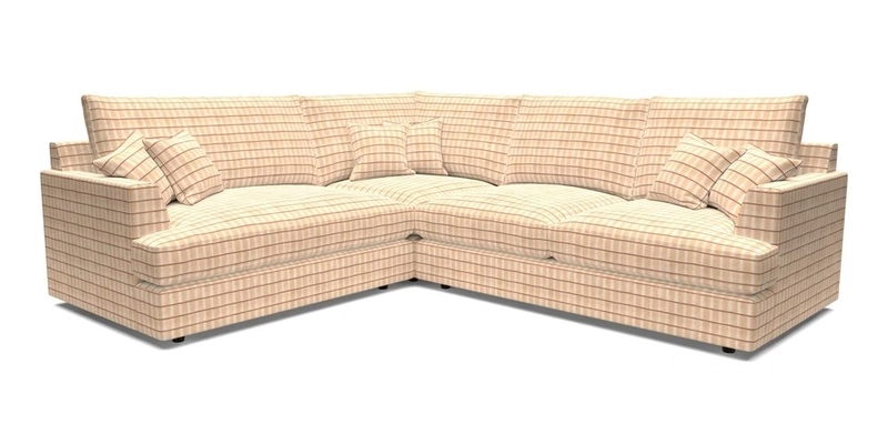 Slingsby Medium Fitted Cover Corner Unit RHF in Two Tone Plain Biscuit