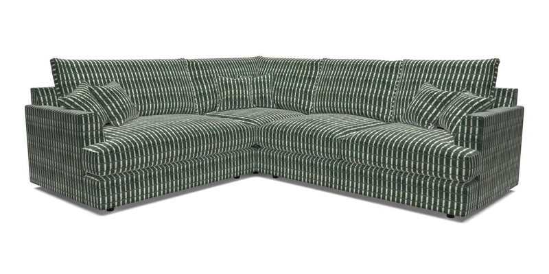 Slingsby Medium Fitted Cover Corner Unit RHF in Two Tone Plain Biscuit