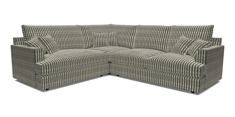 Slingsby Medium Fitted Cover Corner Unit RHF in Two Tone Plain Biscuit