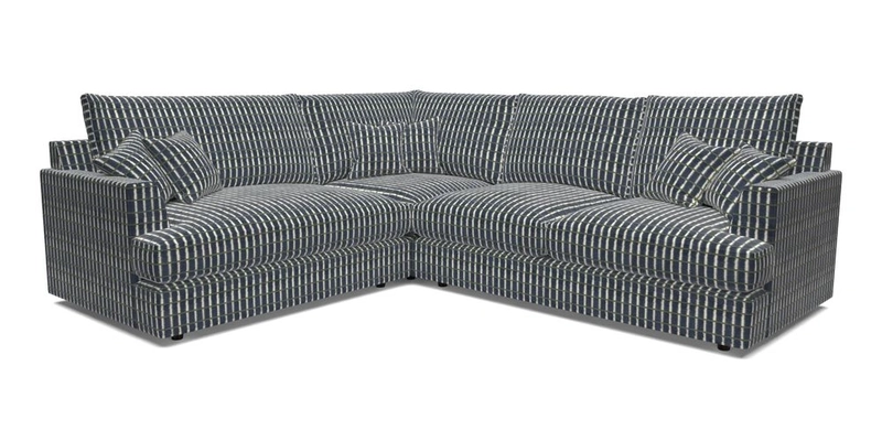 Slingsby Medium Fitted Cover Corner Unit RHF in Two Tone Plain Biscuit