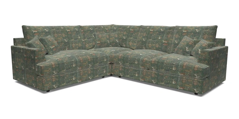 Slingsby Medium Fitted Cover Corner Unit RHF in Two Tone Plain Biscuit