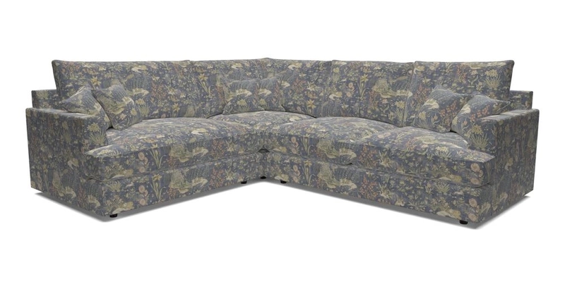 Slingsby Medium Fitted Cover Corner Unit RHF in Two Tone Plain Biscuit