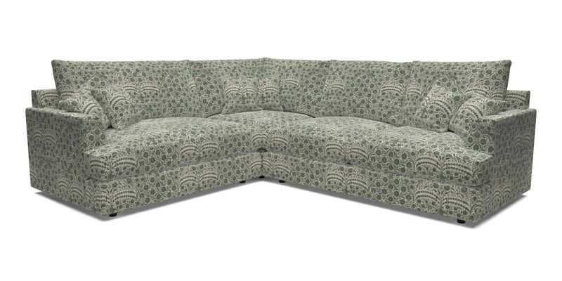 Slingsby Medium Fitted Cover Corner Unit RHF in Two Tone Plain Biscuit